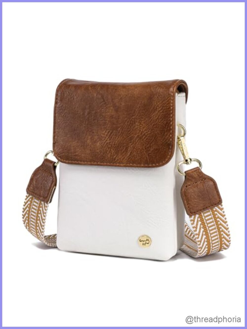 Small Crossbody Phone Purse Vegan Leather RFID Blocking